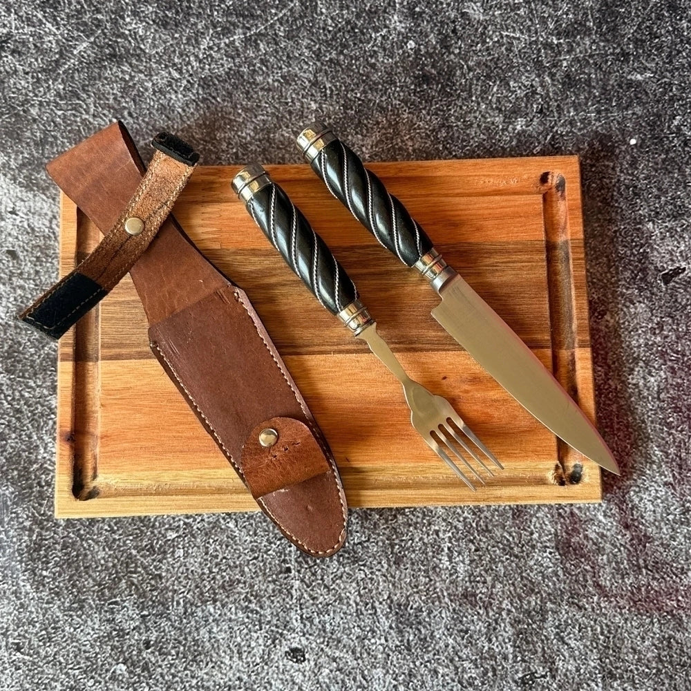 Combo Set de Mesa · Tabla + Cubiertos + Vaina