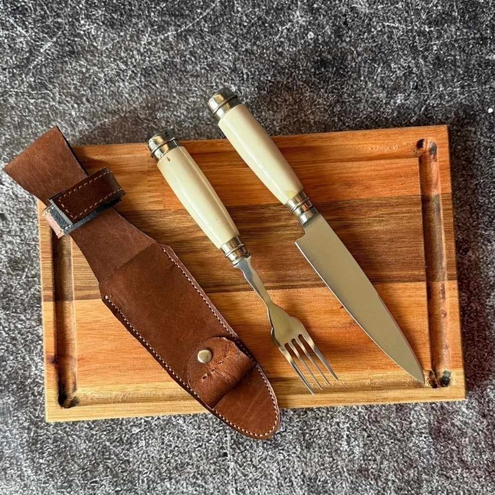Combo Set de Mesa · Tabla + Cubiertos + Vaina