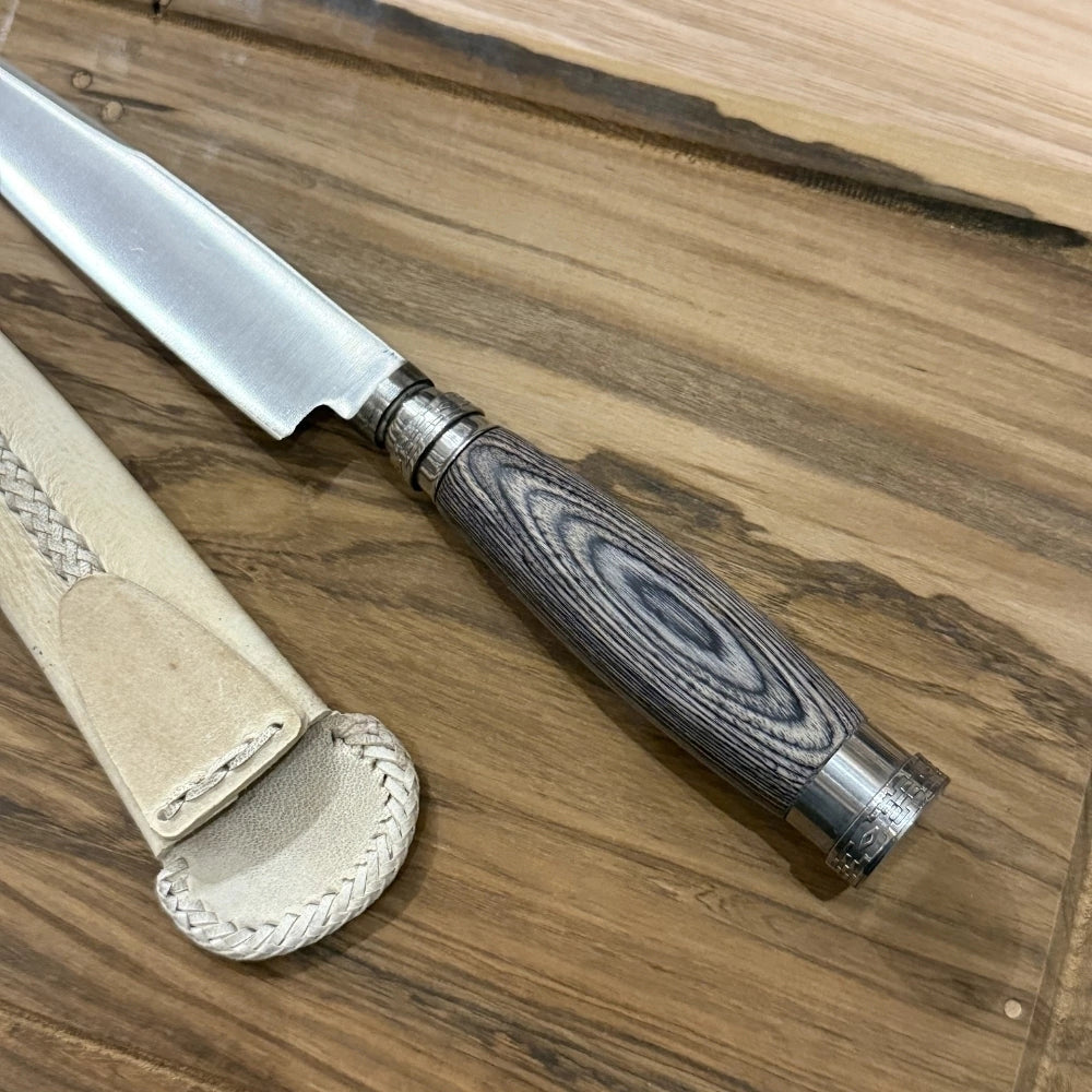 Cuchillo · Madera Pakkawood Gris