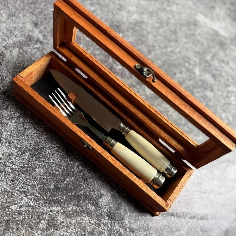 Set de Mesa · Hueso y Alpaca