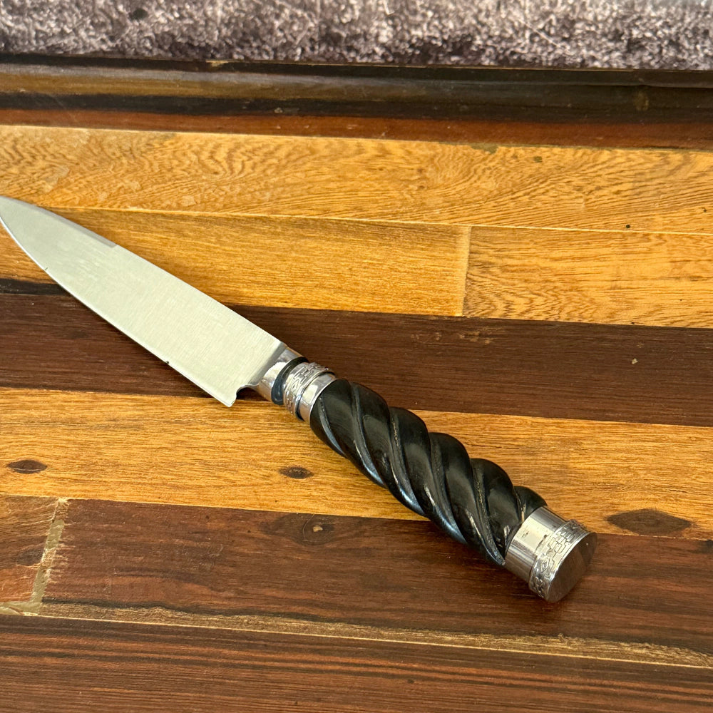Cuchillo · Madera Negra Espiral