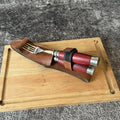 Set de Mesa · Madera Pakkawood Roja