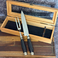 Set Parrillero · Madera Negra y Alpaca