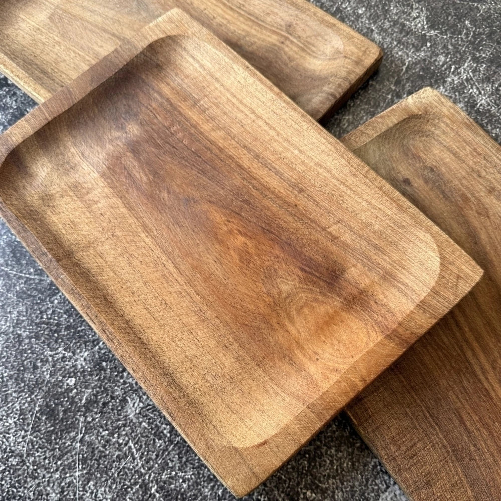Tabla Cavada · Algarrobo 30x20 cm