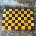 Tabla End Grain · Diseño Ajedrez