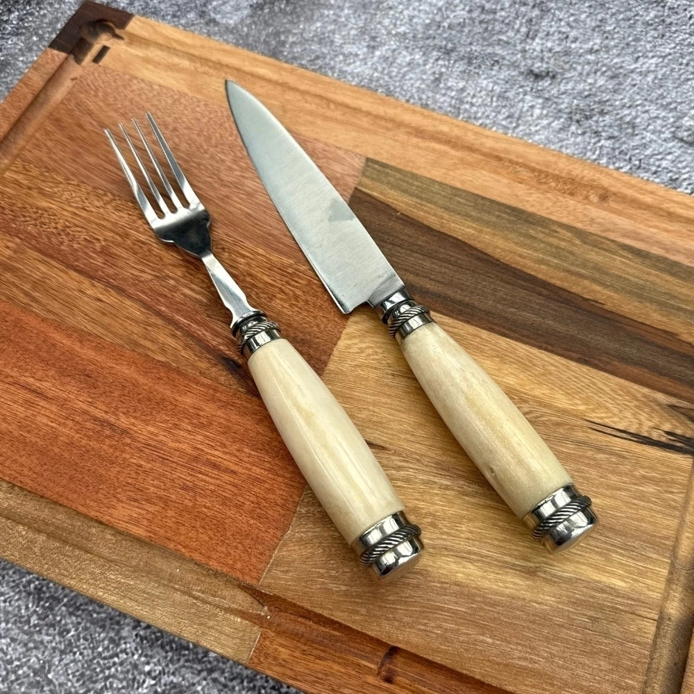 Set de Mesa · Hueso y Alpaca